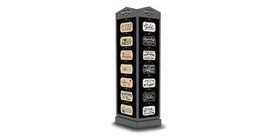 Hanging Wood Spinner Rack