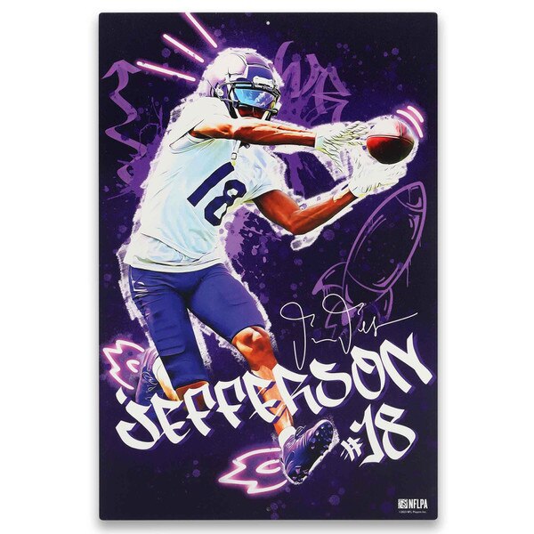 vikings poster justin jefferson