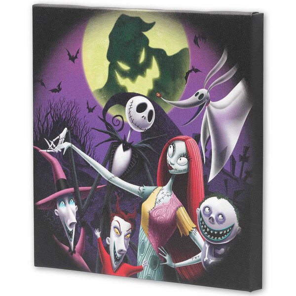Disney Nightmare Before Christmas Canvas Wall Decor | Open Road Brands ...