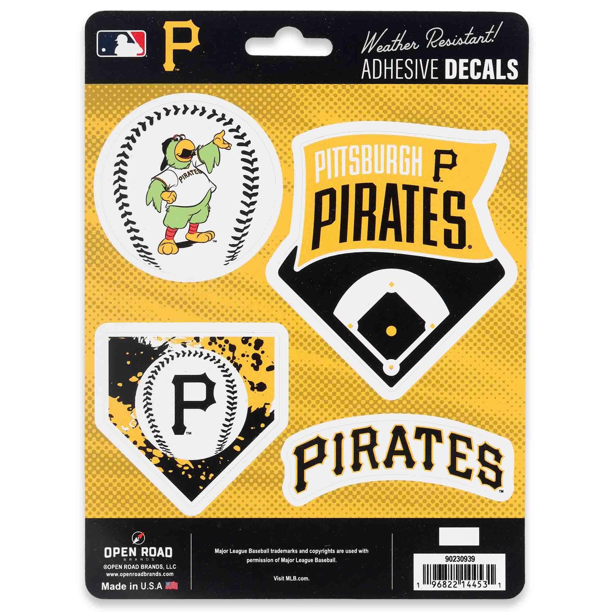 thumbnail image 2 of Pittsburgh Pirates Vinyl Decal – Car Or Wall Sticker – Multiple Sizes Available 2 of 2