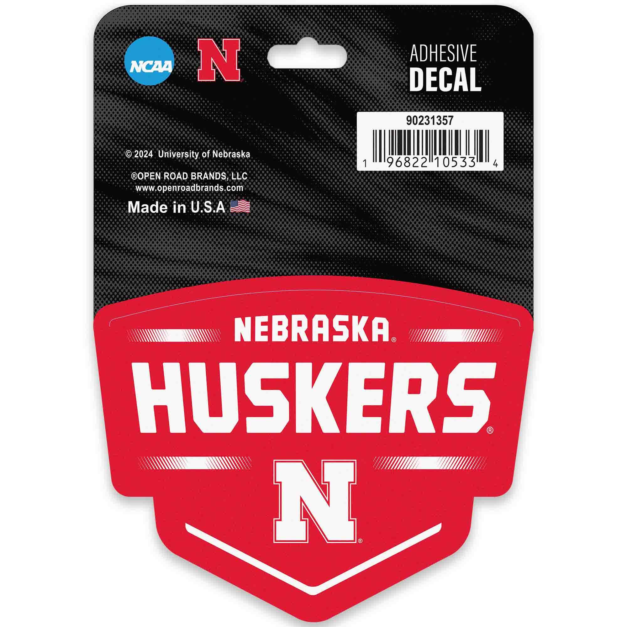 thumbnail image 2 of Go Big Red! University Of Nebraska Huskers Large Decal - 11.5" X 10.75" Officially Licensed 2 of 4