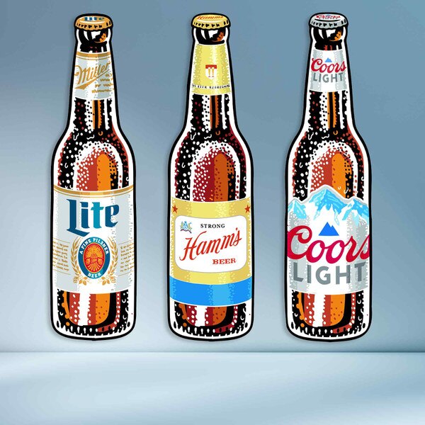 Metallic Beer Beer Bottle X-Metal | Open Road Brands | Shop-ORB